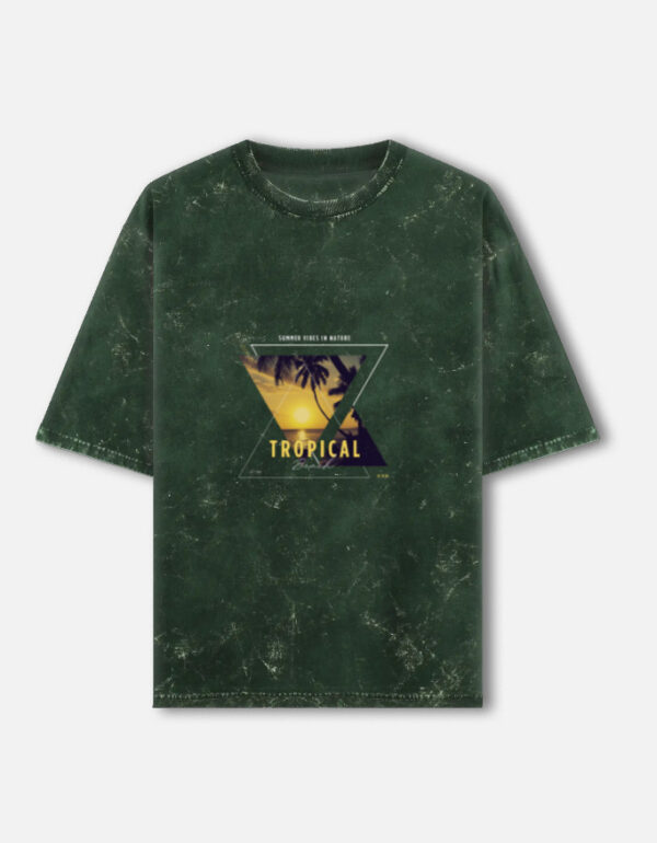 Men's Acid Washed Oversized Tee