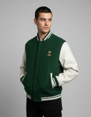 Unisex Varsity Green Jacket